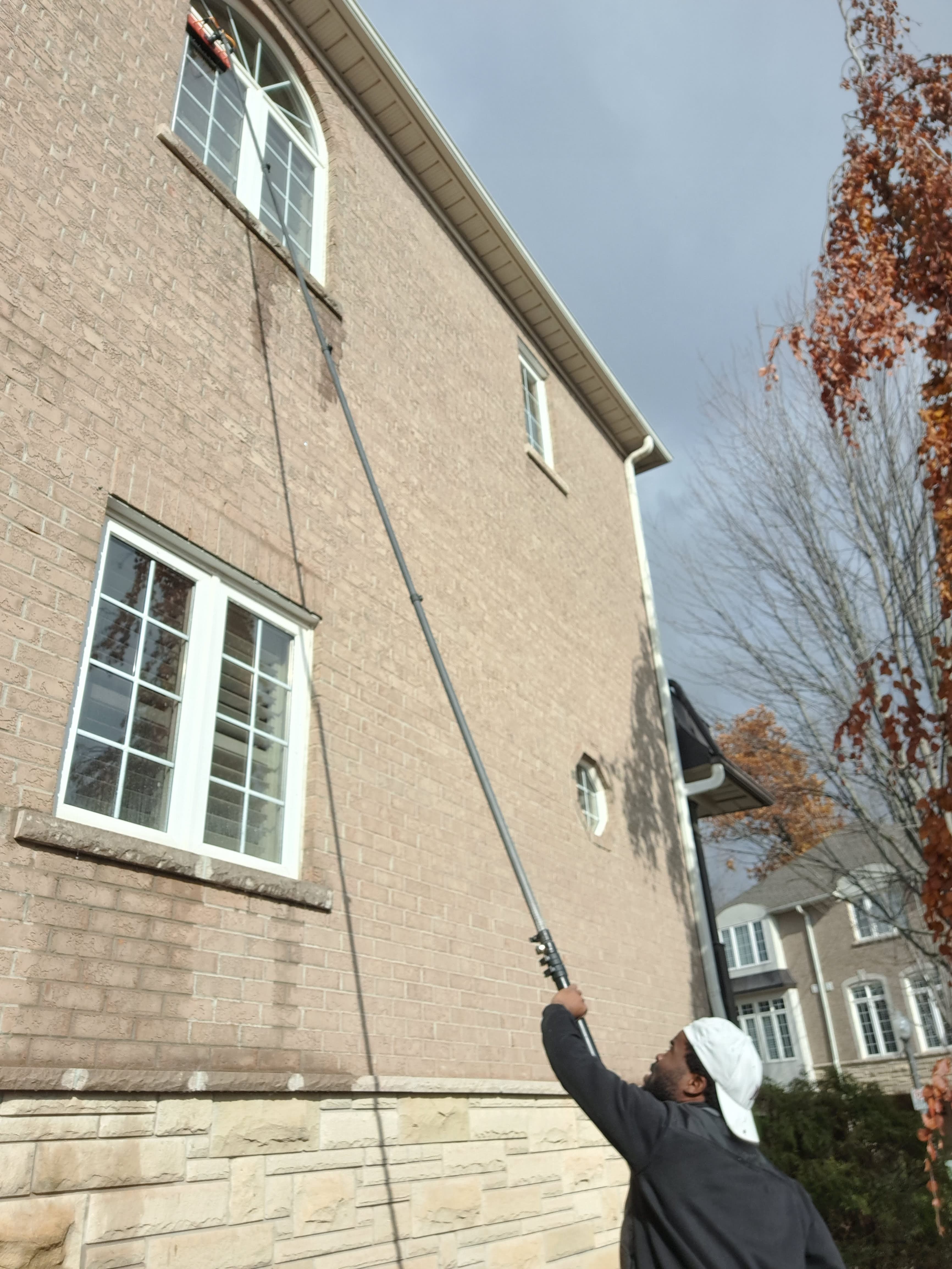 Window cleaning technician